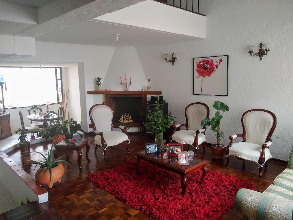 Posezení v ubytování Casa Turística Camitas Inn