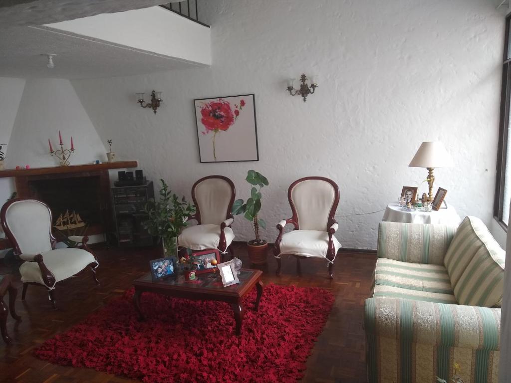 Posezení v ubytování Casa Turística Camitas Inn