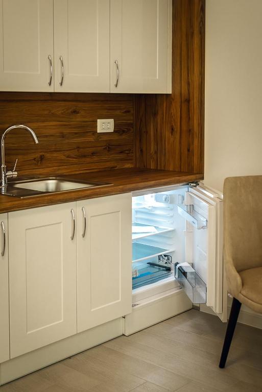 Kuchyň nebo kuchyňský kout v ubytování Adria lux apartmens 2