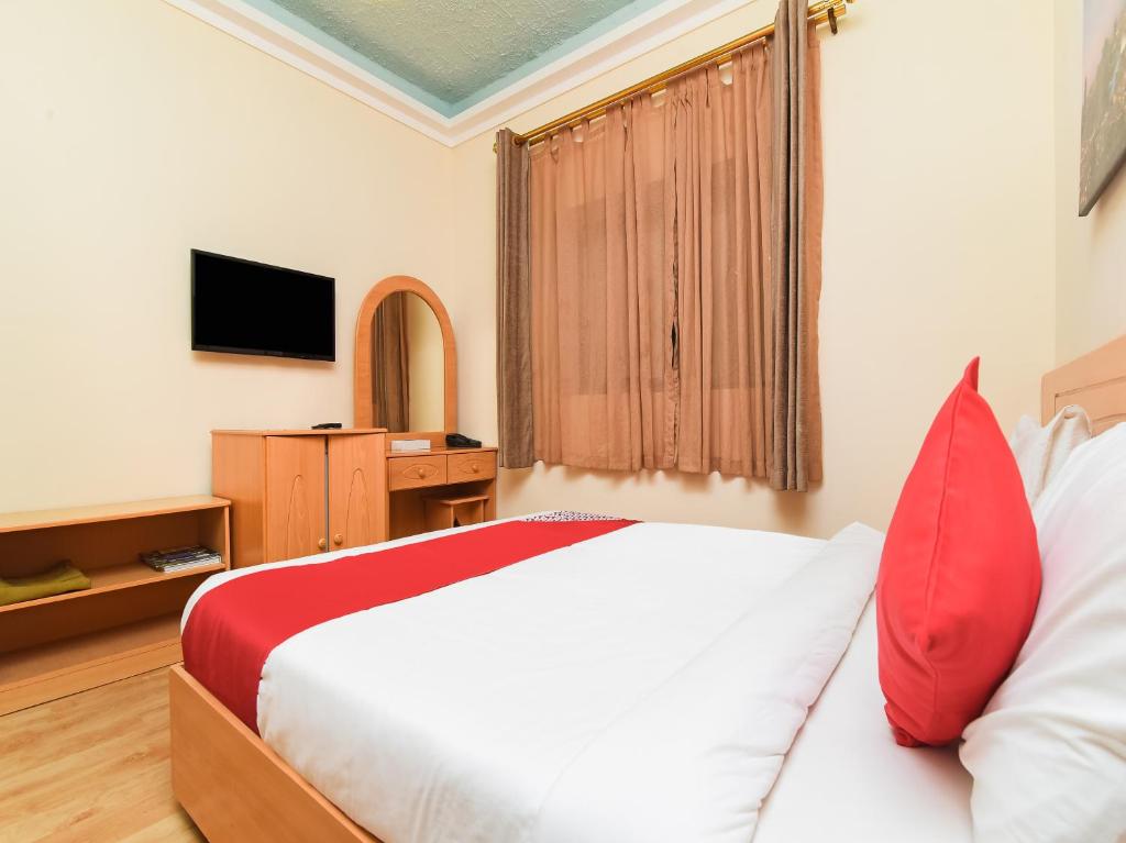TV a/nebo společenská místnost v ubytování Sama Hotel