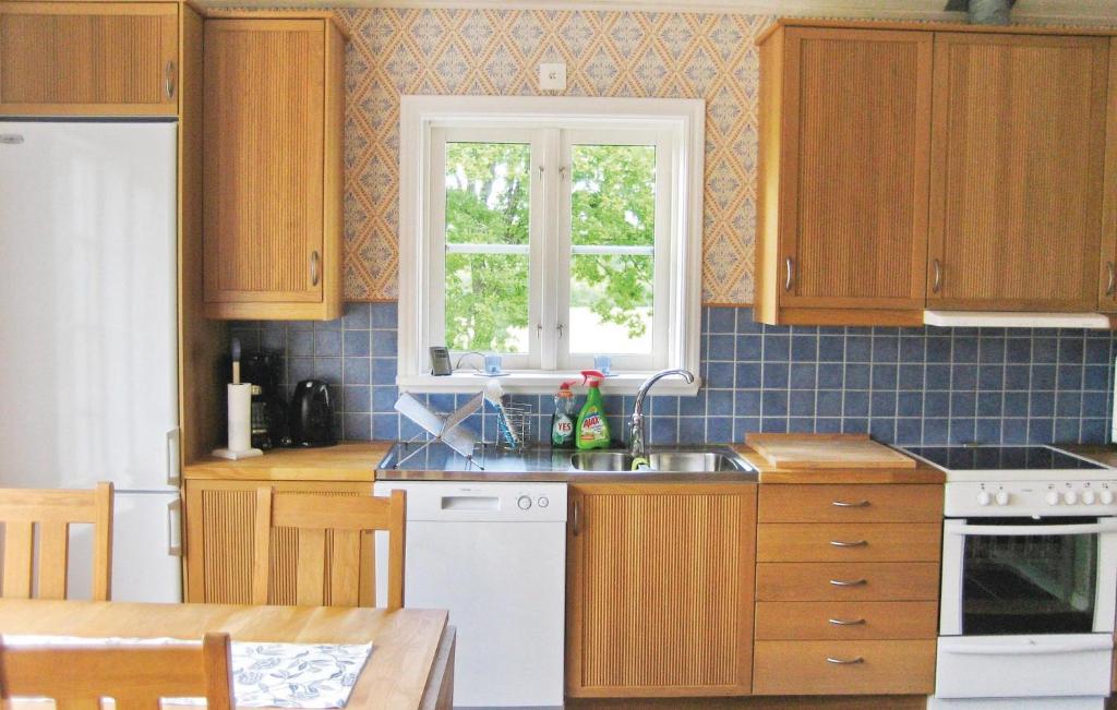 Kuchyň nebo kuchyňský kout v ubytování 2 Bedroom Lovely Home In Dals Rostock