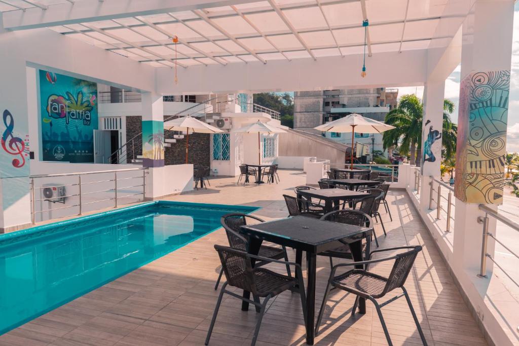 Bazén v ubytování Hotel Casa Arnaldo "Esmeraldas" nebo v jeho okolí