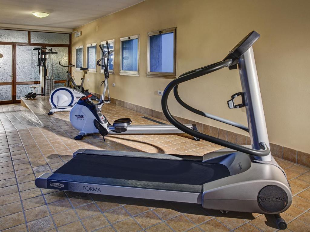 Fitness centrum a/nebo fitness zařízení v ubytování Hotel Eliseo Terme
