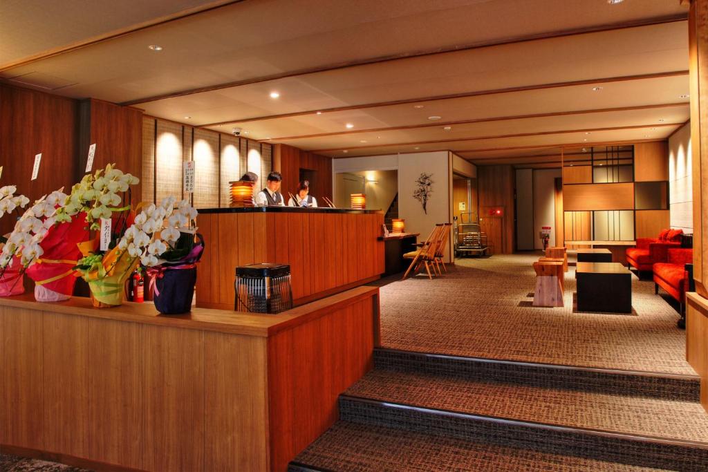 Posezení v ubytování Kamikochi Hotel Shirakabaso