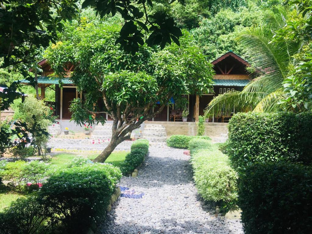Zahrada ubytování Sahnan Guest House