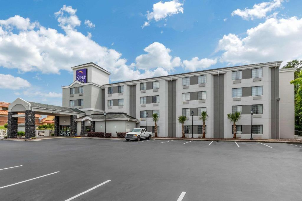 a rendering of a hotel with a parking lot at Sleep Inn Orangeburg in Orangeburg