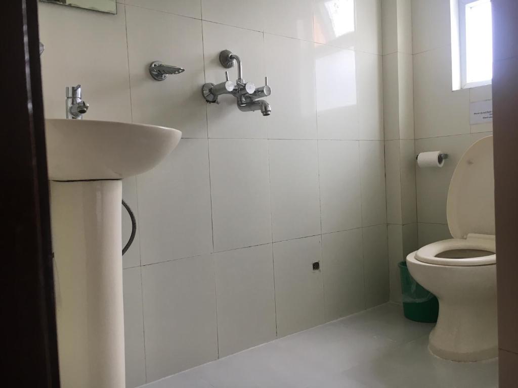 Koupelna v ubytování Hotel Yambu kathmandu