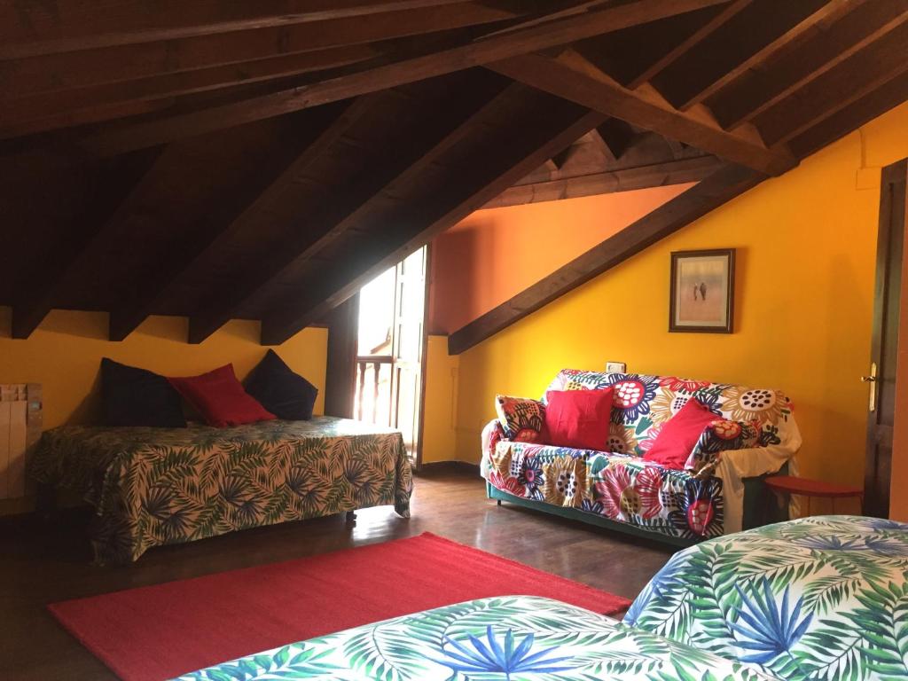 Posezení v ubytování Casa rural Espinareu