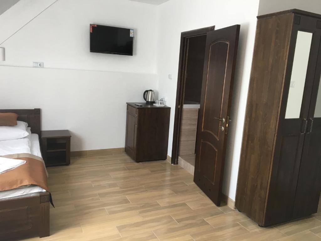 Postel nebo postele na pokoji v ubytování Europa