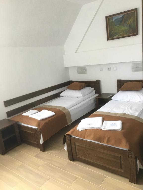 Postel nebo postele na pokoji v ubytování Europa