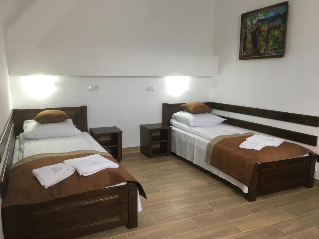 Postel nebo postele na pokoji v ubytování Europa