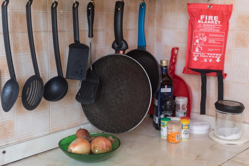 Kuchyň nebo kuchyňský kout v ubytování Acomodation House Kavarna