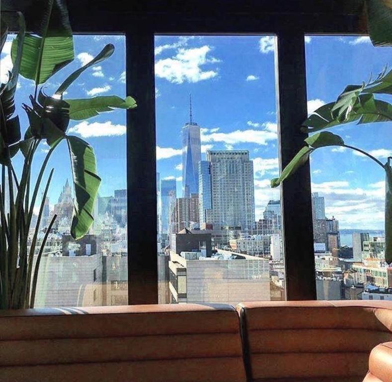 Nespecifikovaný výhled na destinaci New York nebo výhled na město při pohledu z hotelu