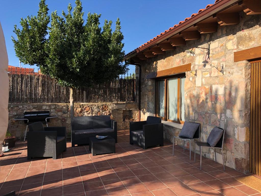 Posezení v ubytování Casa Rural "Rincón del Edén"