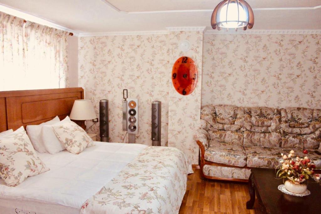 Ένα ή περισσότερα κρεβάτια σε δωμάτιο στο Guest House Stena