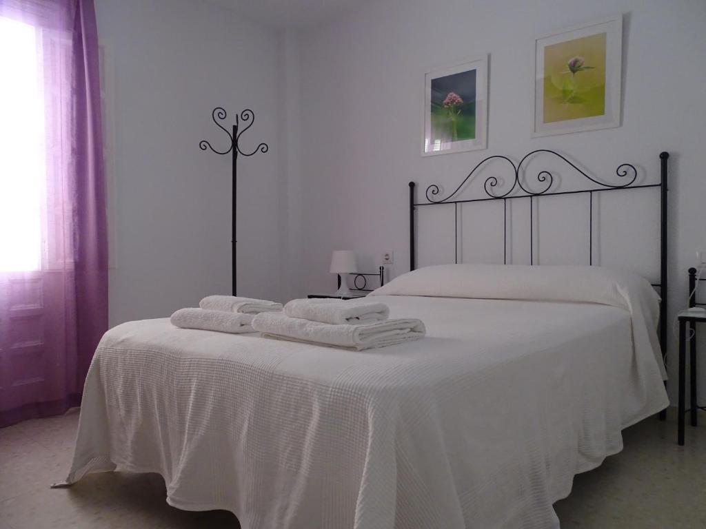 Postel nebo postele na pokoji v ubytování Apartamento Casa de la Parra
