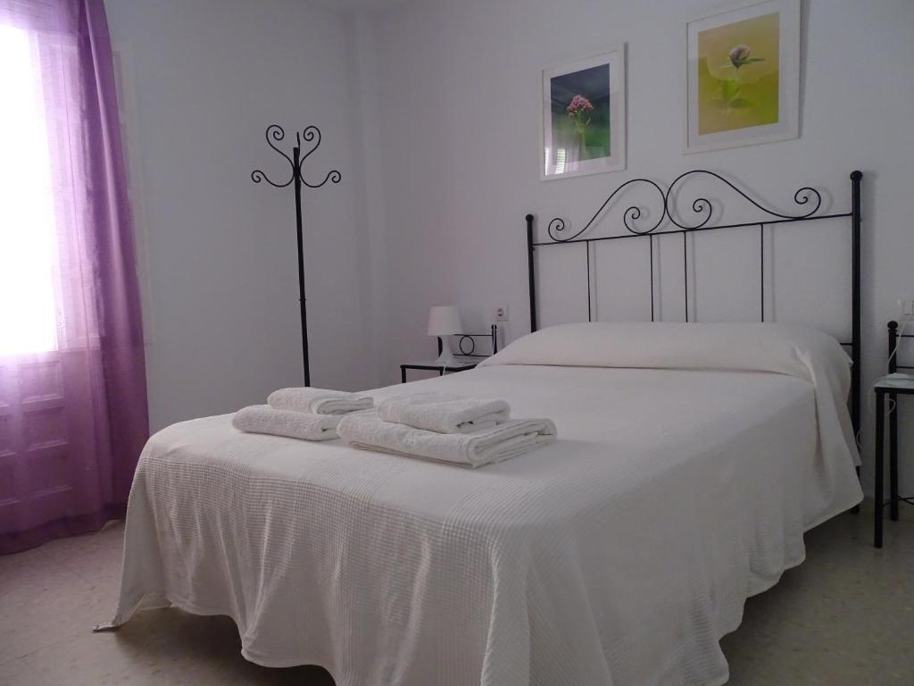 Postel nebo postele na pokoji v ubytování Apartamento Casa de la Parra