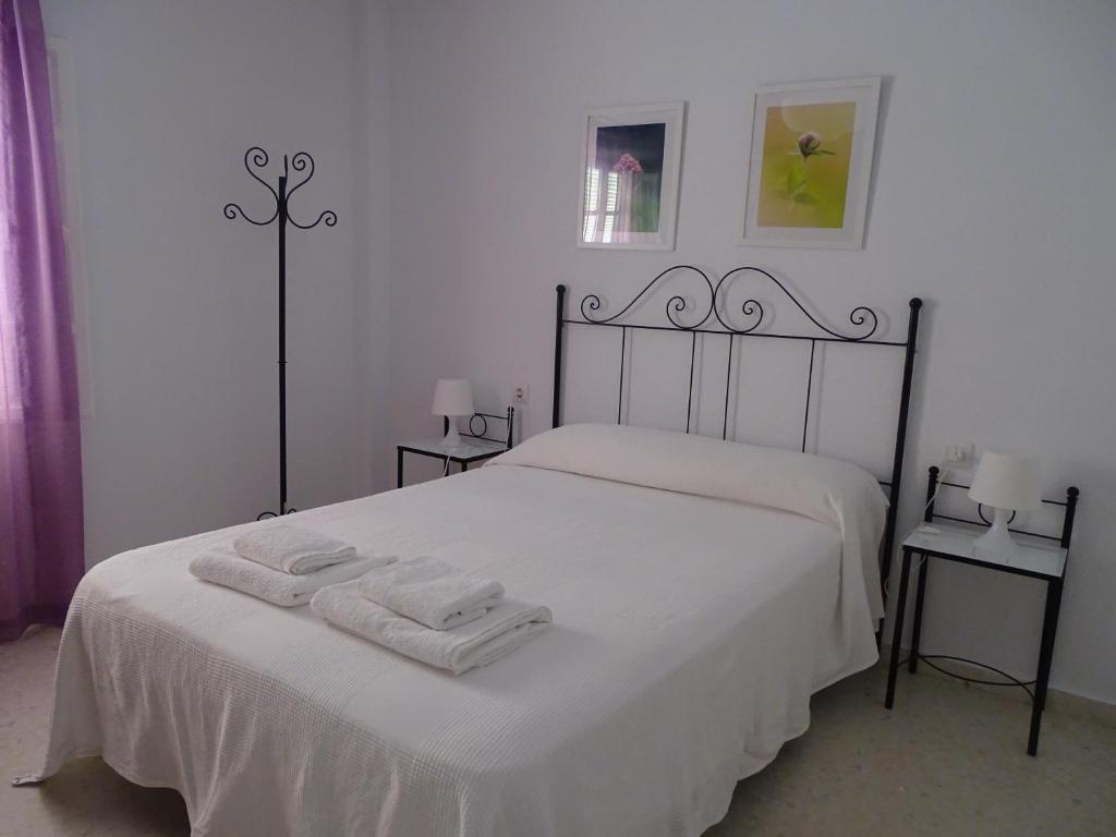Postel nebo postele na pokoji v ubytování Apartamento Casa de la Parra