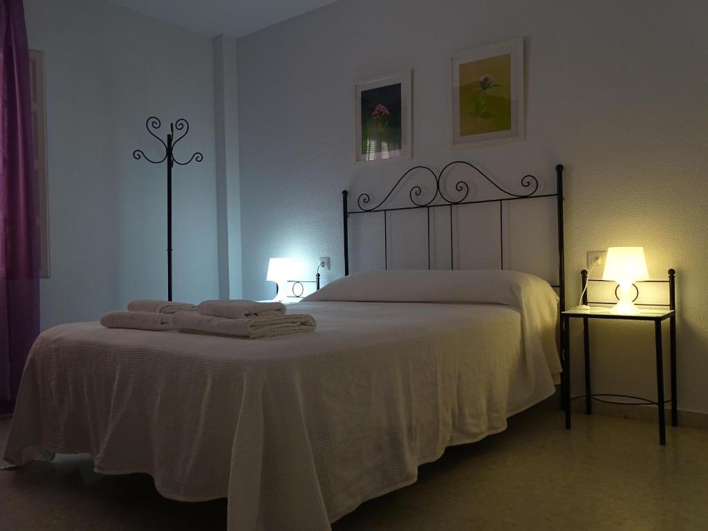 Postel nebo postele na pokoji v ubytování Apartamento Casa de la Parra