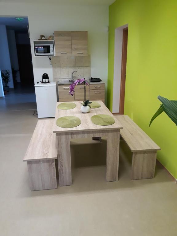 Kuchyňa alebo kuchynka v ubytovaní Bella Vendégház Mórahalom
