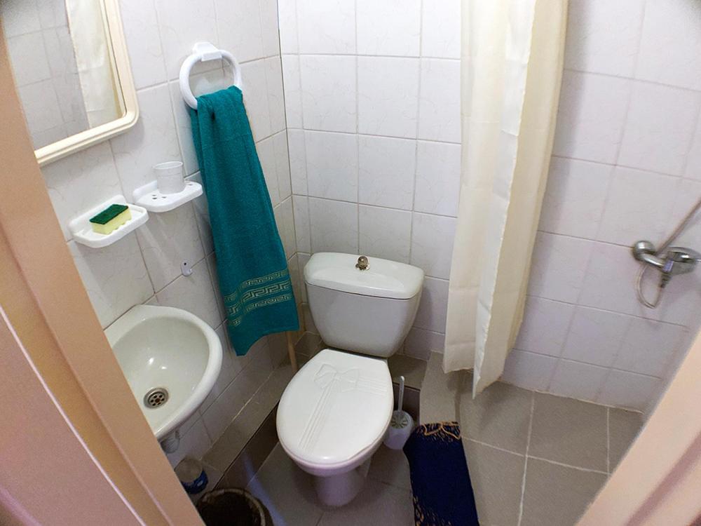 Koupelna v ubytování Aquamarine