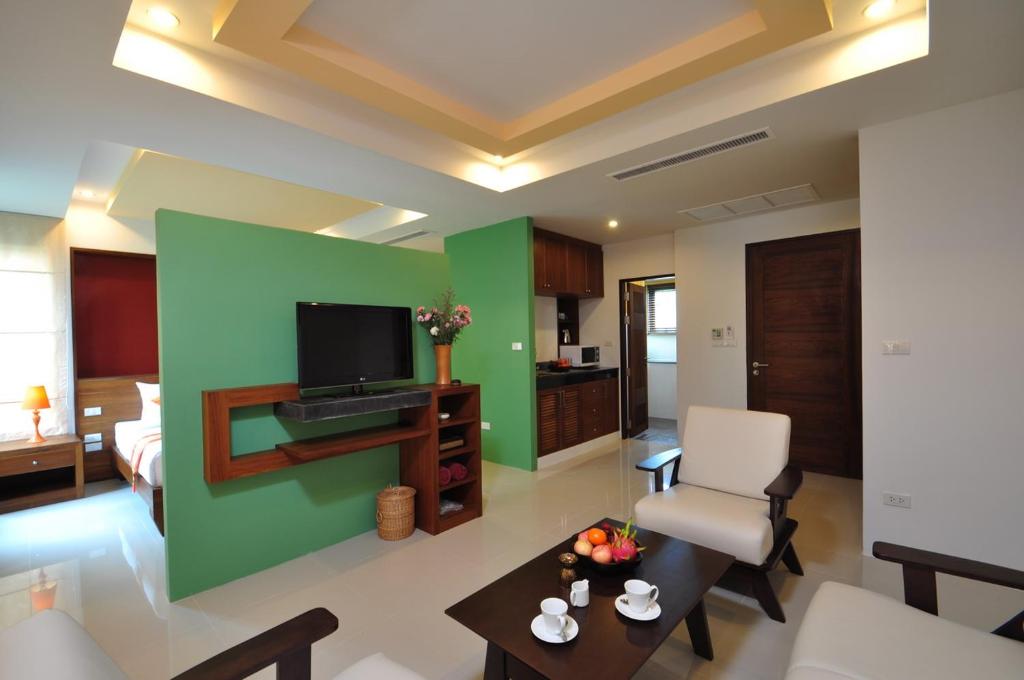 TV a/nebo společenská místnost v ubytování Samui Honey Tara Villa Residence