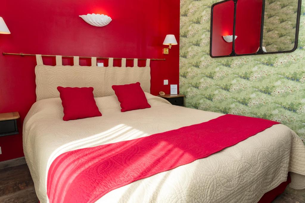 Logis Hôtels Restaurant La Mère Hamard - Chambre Double Ou Lits Jumeaux