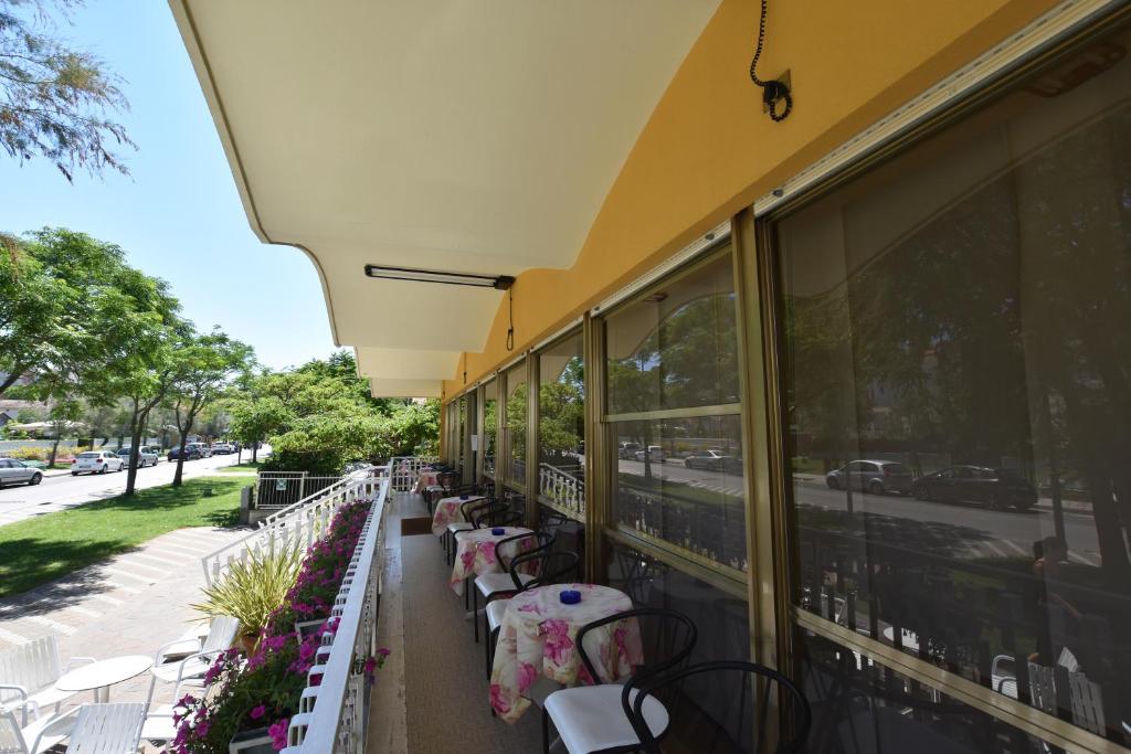 Balkón nebo terasa v ubytování Hotel Milton