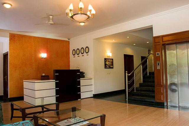Vstupní hala nebo recepce v ubytování Tavisha Villa Golf Course MG Road