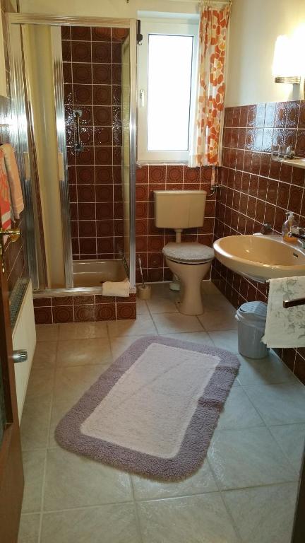 Koupelna v ubytování Hotel Zur Schanze
