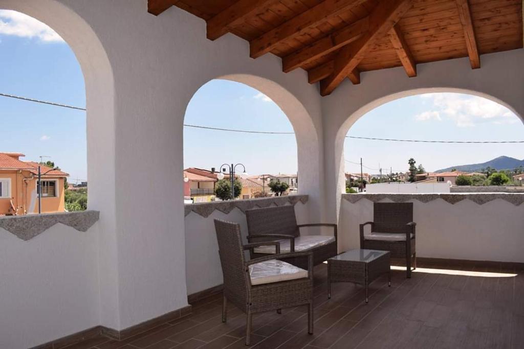 A balcony or terrace at Corallo Rooms