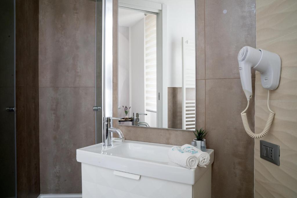 Koupelna v ubytování Dimora Chlóe B&B