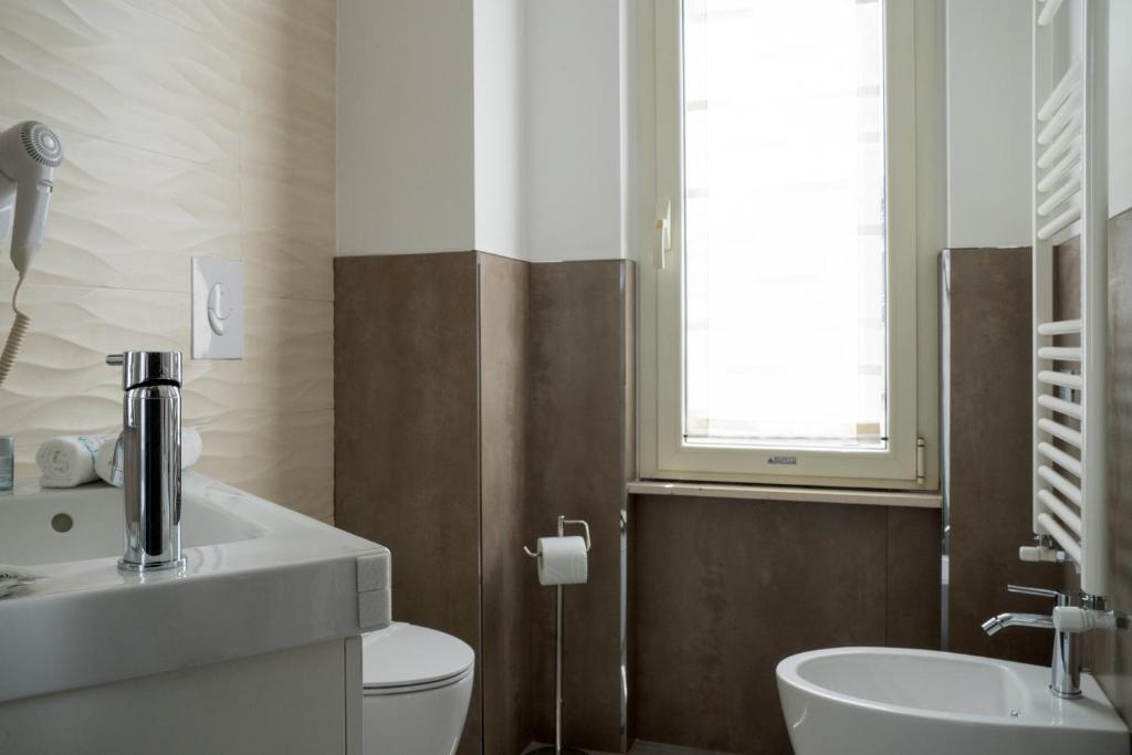 Koupelna v ubytování Dimora Chlóe B&B