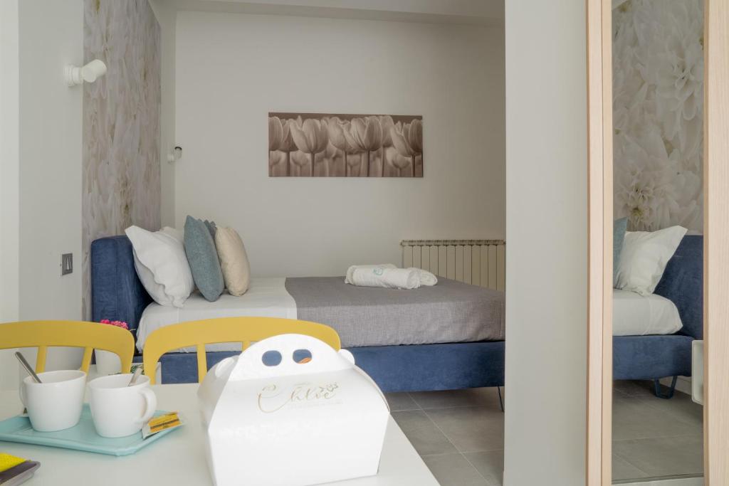 Postel nebo postele na pokoji v ubytování Dimora Chlóe B&B