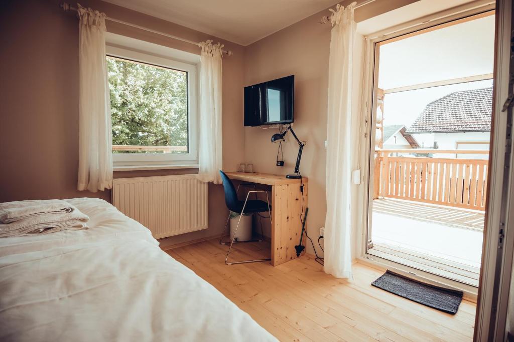Postel nebo postele na pokoji v ubytování Wastlbauer