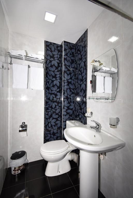 Koupelna v ubytování Guest House Arsan