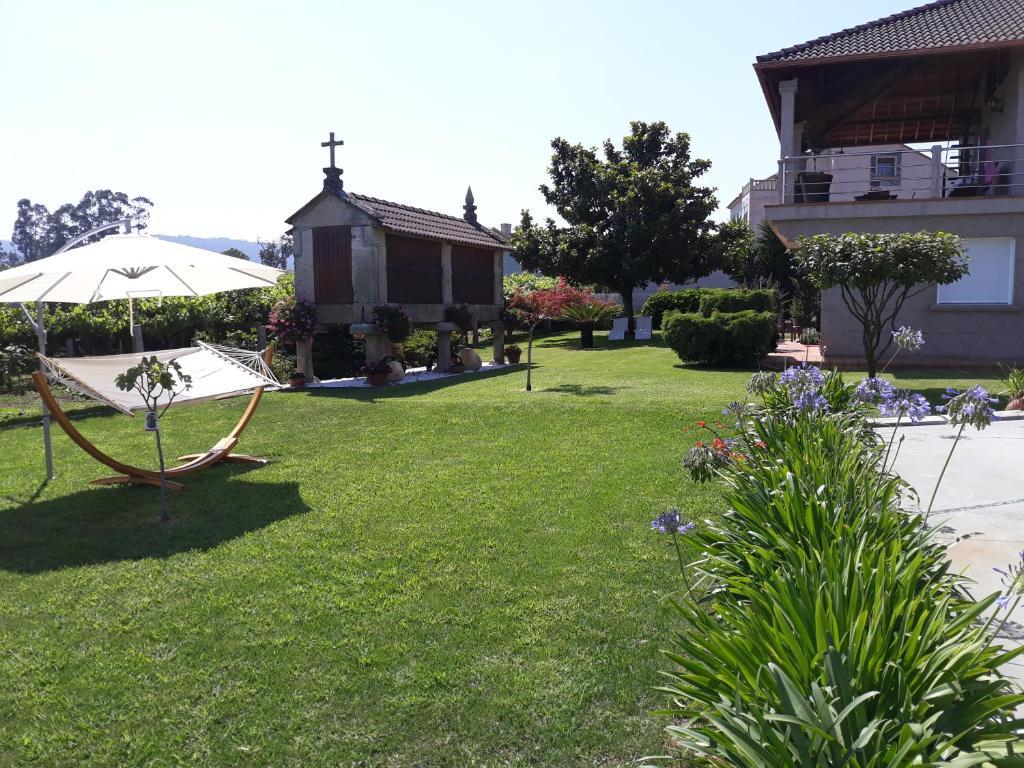 Zahrada ubytování Casa Lastres