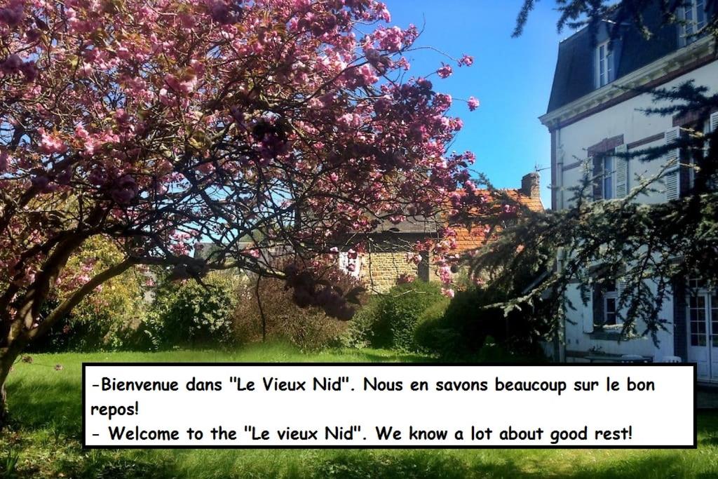 Zahrada ubytování Le Vieux Manoir