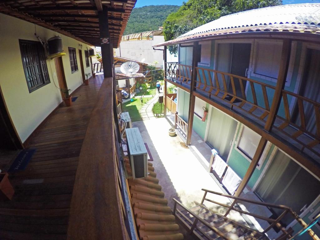 Balkón nebo terasa v ubytování Ilha Grande Mar