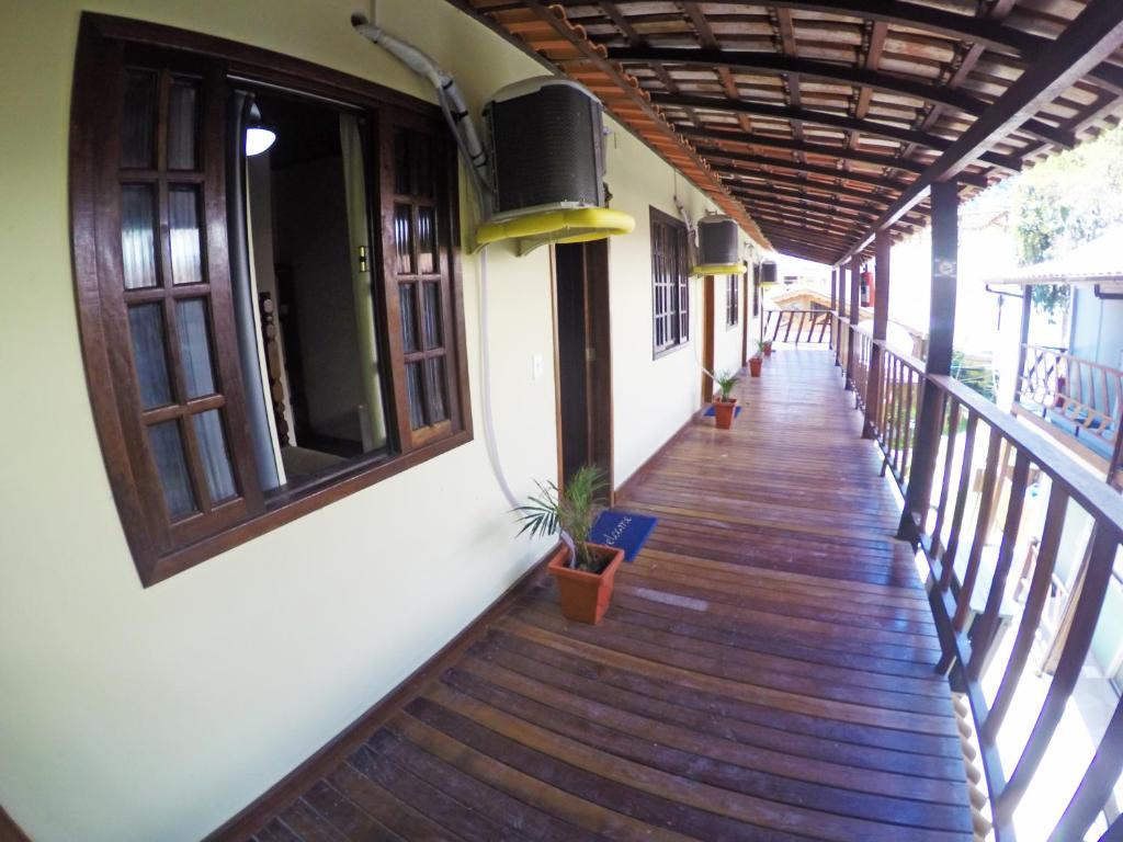 Balkón nebo terasa v ubytování Ilha Grande Mar
