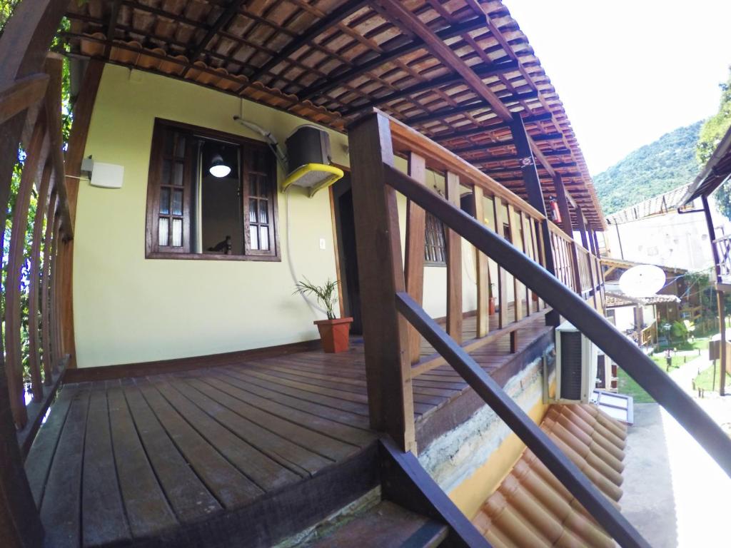 Balkón nebo terasa v ubytování Ilha Grande Mar