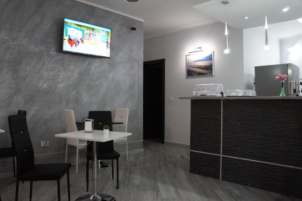 TV a/nebo společenská místnost v ubytování B&B Agrigento da Tony Palermo