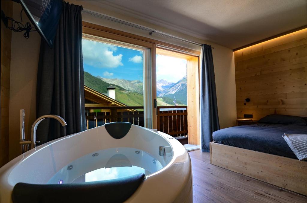 A bed or beds in a room at Nova Lodge