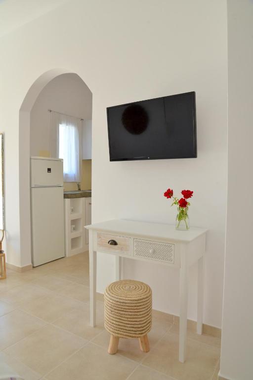 Televízia a/alebo spoločenská miestnosť v ubytovaní La casa de Zag