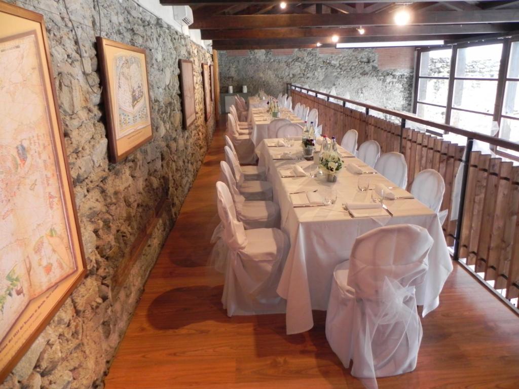 Restaurace v ubytování Cascina Roland