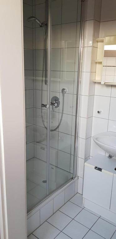 Koupelna v ubytování Apartment Kern Lautrach