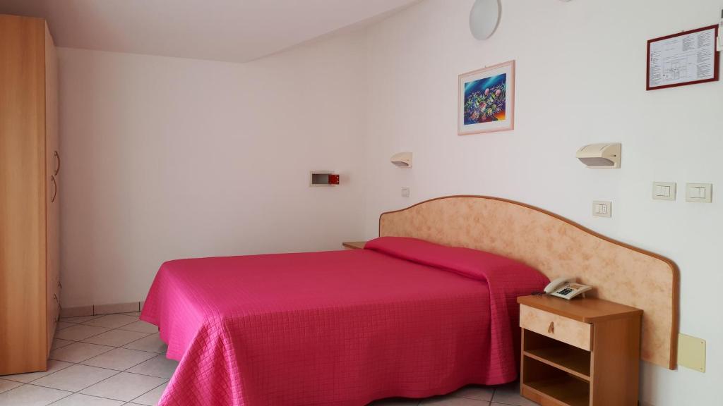 Postel nebo postele na pokoji v ubytování Hotel Ambra