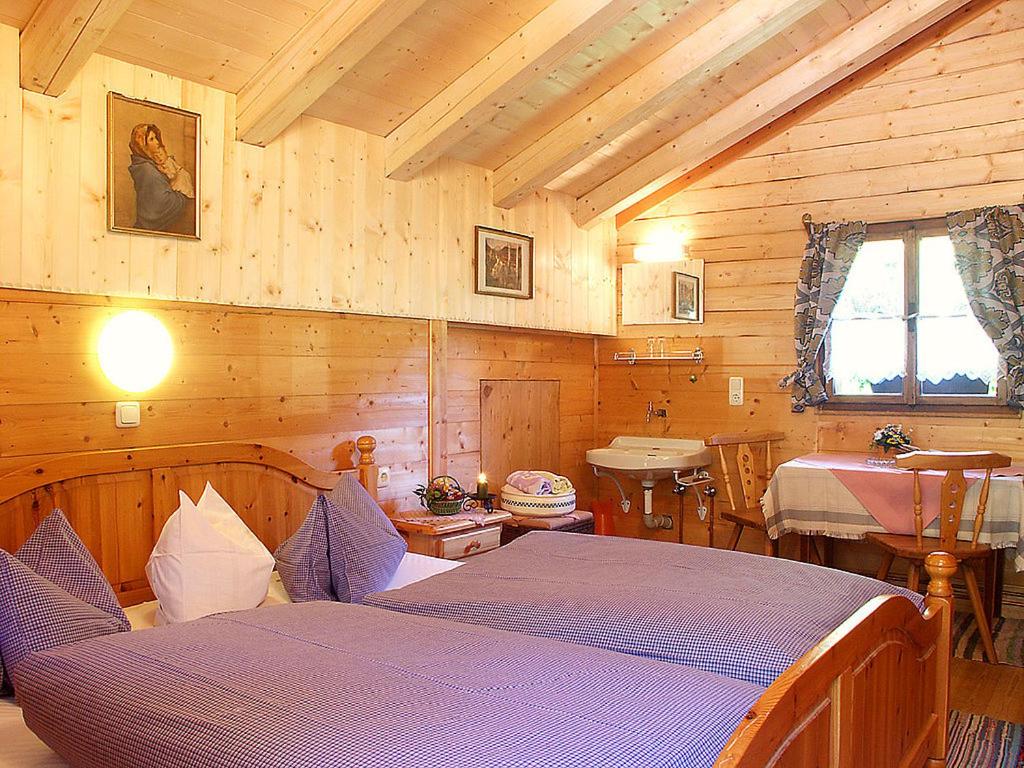 Postel nebo postele na pokoji v ubytování Senninger Alm