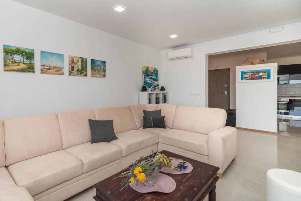 Posezení v ubytování Villa Confido Luxury Apartment 01