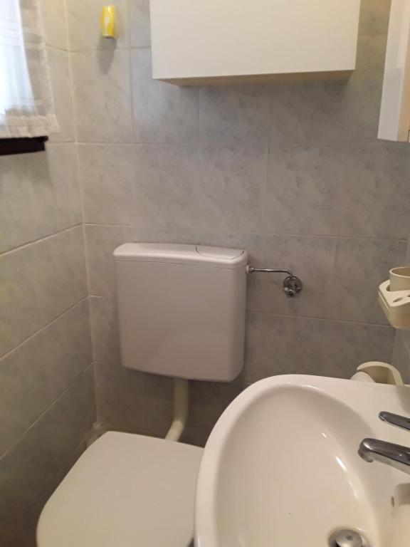 Koupelna v ubytování Ferienhaus Bionda